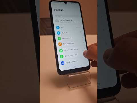 Huawei Y6p Dark mode ON