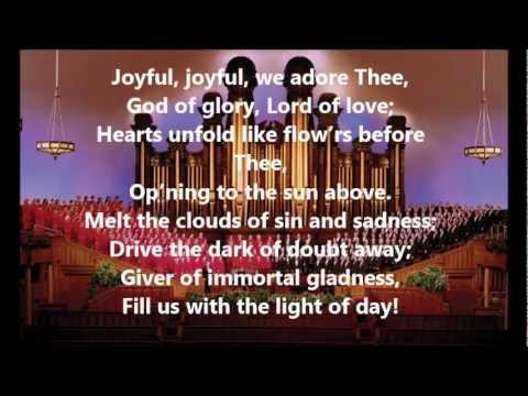 Mormon Tabernacle Choir - Joyful, Joyful, We Adore Thee