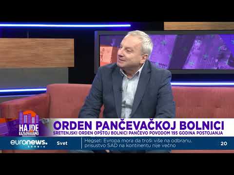 ORDEN PANČEVAČKOJ BOLNICI za #HajdeDaRazgovaramo dr Slobodan Ovuka