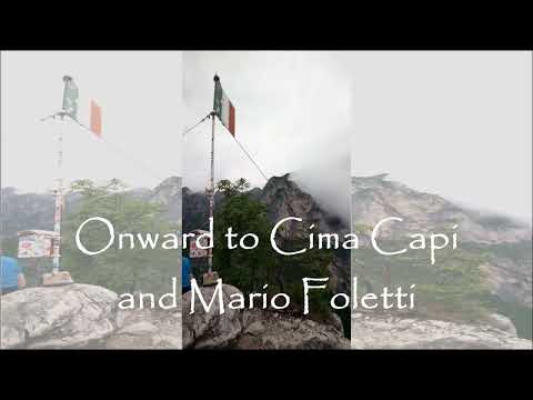 Cima Capi on to Mario Foletti via Ferrata with amazing WWI fortifications & tunnels - 13th May 2024