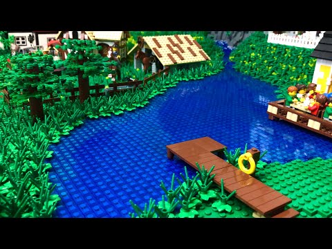 Bau einer Lego Stadt Teil 62. - Der See