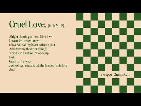 Video thumbnail for Cruel Love