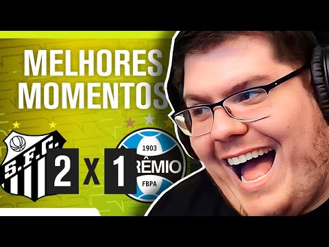 CASIMIRO REAGE A SANTOS 2X1 GREMIO #casimiro