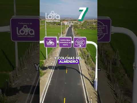 La Prefectura de Loja impulsa en 30 nuevas vías rurales asfaltadas en toda la provincia.