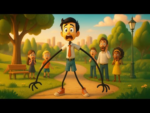 What if we became extremely Stretchy? | #aumsum #kids #cartoon #science