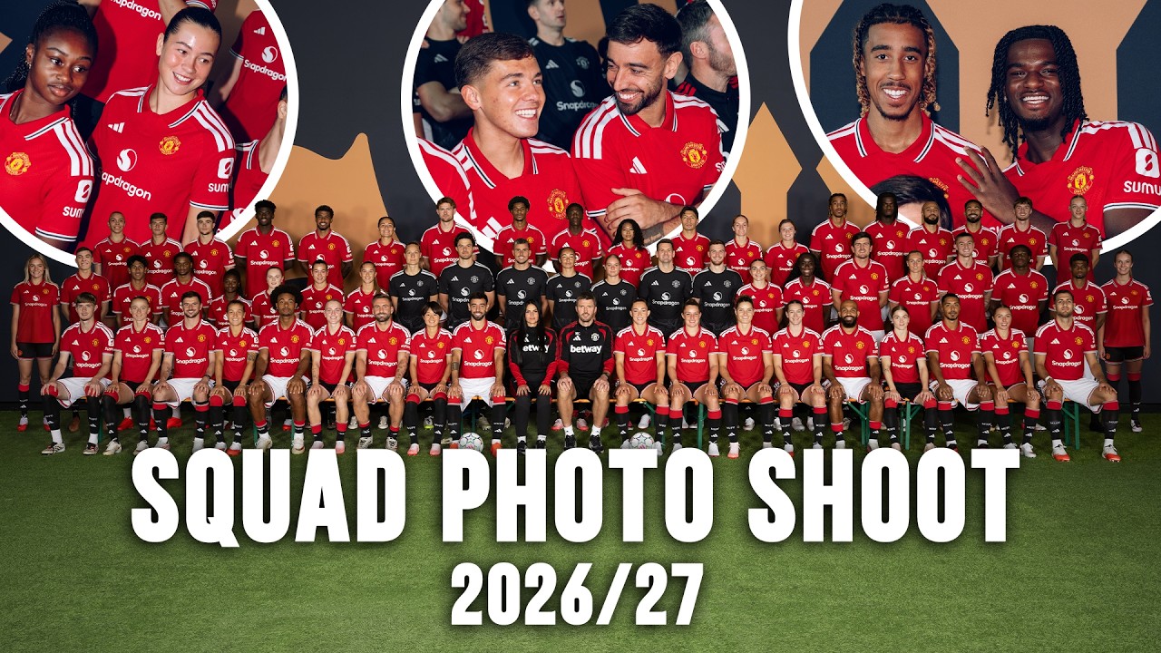Squad Photo Shoot 2026/27 | Access All Areas