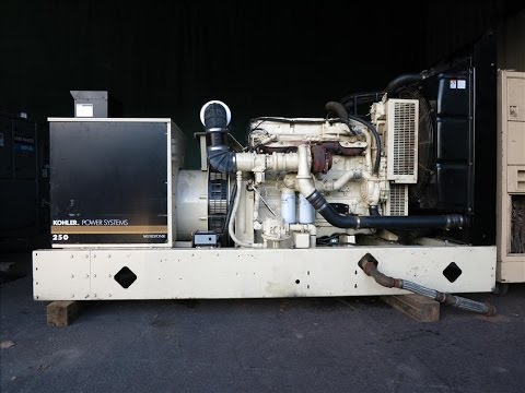 Used- Kohler 255 kW standby (225kW prime) natural gas generator set - Stock # 45241001