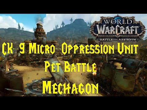 CK-9 Micro-Oppression Unit - Pet Battle Strategy Guide - WoW BFA 8.2