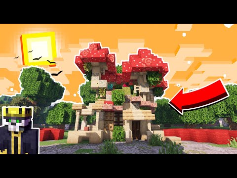 HOW TO BUILD A MUSHROOM VILLAGE FROM SCRATCH / BASIC MUSHROOM HOUSE