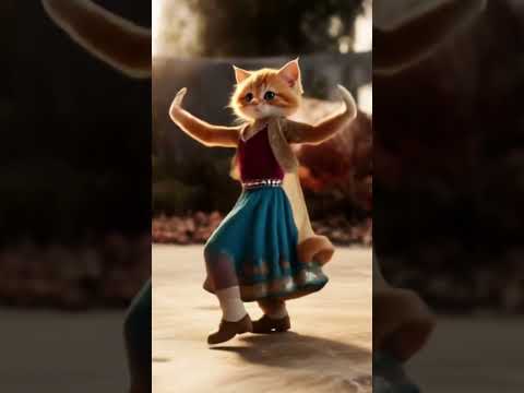 🐱 Cat Dancing to Monica Song 💃 | Coolie Song | Rajinikanth x Pooja Hegde | #trendingsong