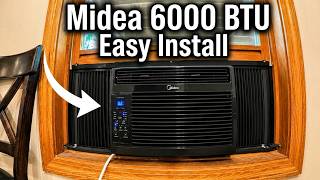 How to Install a Midea 6000 BTU Air Conditioner | Real-time Installation