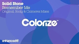 Solid Stone - Remember Me (Rodg Remix) [OUT NOW]