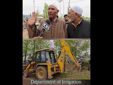 Anti-Encroachment Drive Launched to Restore Wohun Canal Stretch in Anantnag.