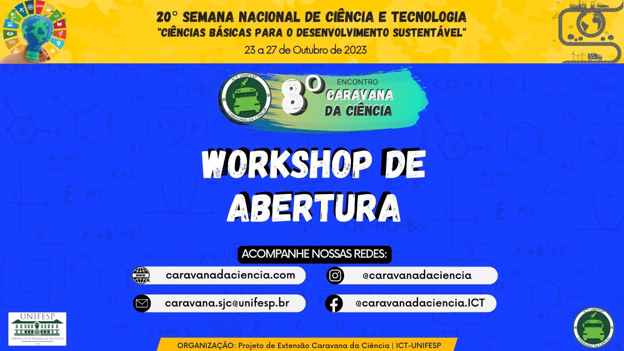 Workshop de Abertura Caravana da Ciência 2023
