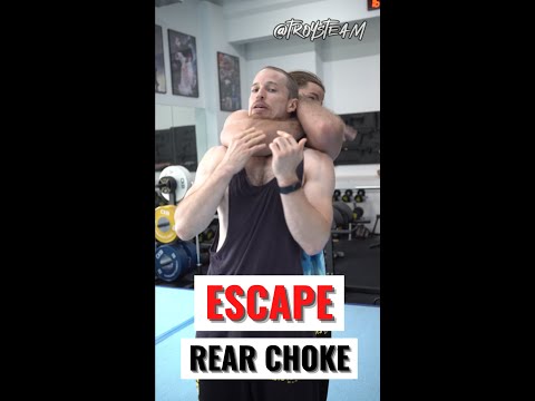 How to Escape a Standing Rear Choke. #shorts