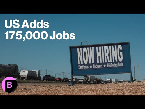US Adds 175,000 Jobs in April, Missing Estimates