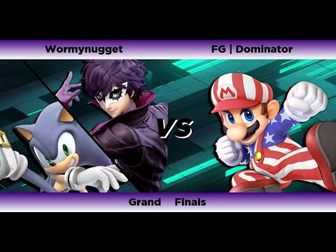 Flynn's Arcade 048 Grand Finals - Wormynugget (Sonic, Joker) Vs FG | Dominator (Mario) SSBU ULTIMATE