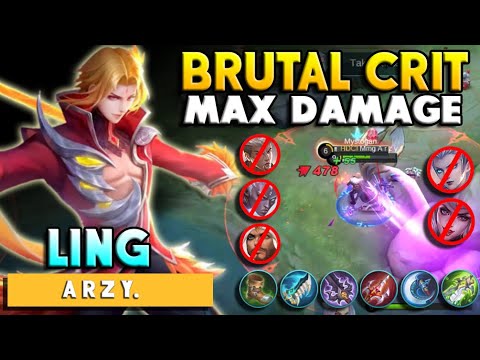 Insanely Fast Hand Ling! So Annoying! Mobile Legends Best Ling Aggressive Gameplay by Arzy | MLBB
