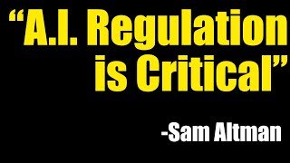 Sam Altman Opening Statement to Congress on AI Regulation