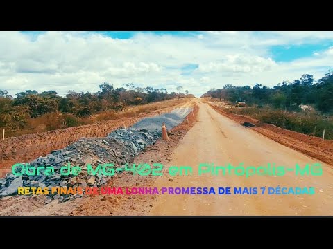 🚧 27,8km de Pav/asf de MG402 Saida de Pintópolis sentido Urucuia-MG temos hoje 29/05/2026 às 12:15Hs