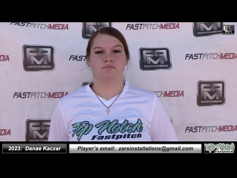 2023 Danae Kaczar Pitcher and First Base Softball Skills Video - Top Notch Fastpitch