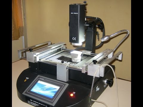 Demonstration of bga rework machine