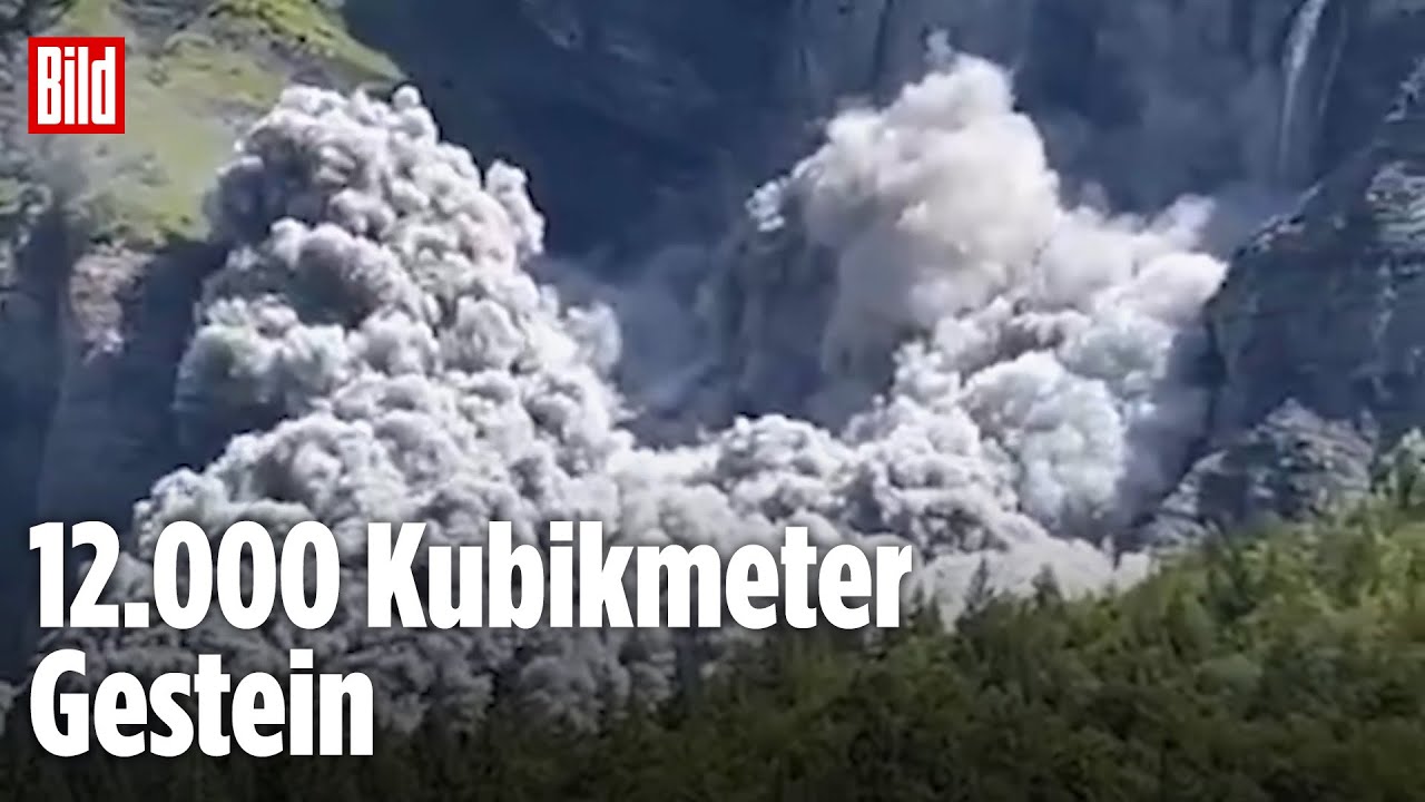 Massiver Felssturz in französischen Alpen