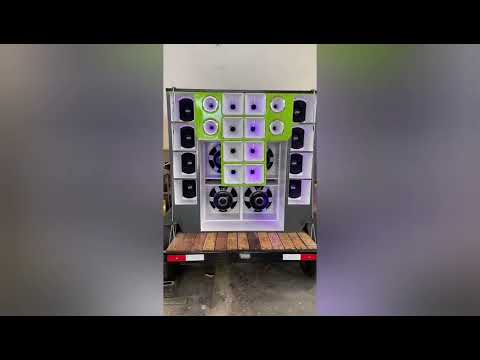 PAREDÃO TOP DE 4 GRAVES 8 MÉDIOS PRESSÃO