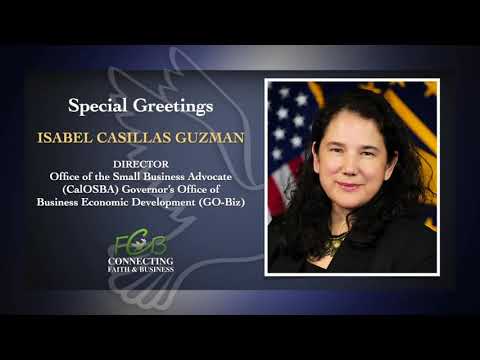 2020 Faith Base Summit | Isabel Casillas Guzman