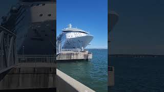 Brilliance Of The Seas Docked In Portland #cruise #cruiseship #cruiselife #royalcaribbean