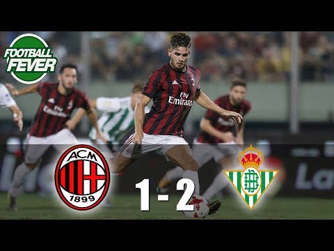 AC Milan vs Real Betis 1-2 | Goals & Highlights | Club Friendlies 09-08-2017