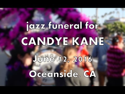 Jazz Funeral and Memorial Walk for Candye Kane