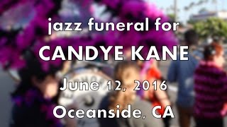 Jazz Funeral and Memorial Walk for Candye Kane