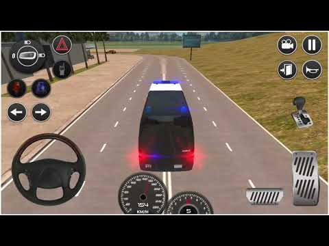 American Police Van Driving: Offline Games No Wifi - Android Gameplay