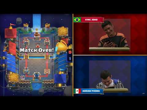 King Joao VS Adrian Piedra | 2017 Clash Royale Crown Championship Fall LATAM Top 10 W2