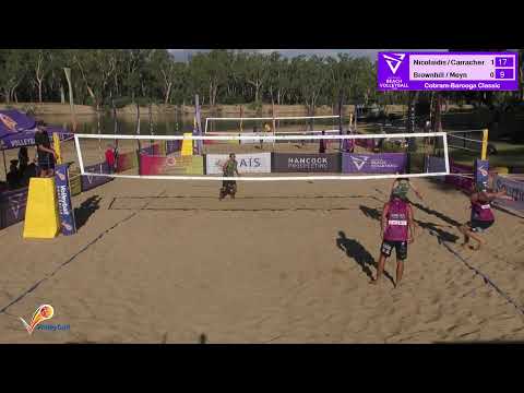 ABVT Cobram: Men's Elite - Carracher / Nicolaidis v Brownhill / Meyn