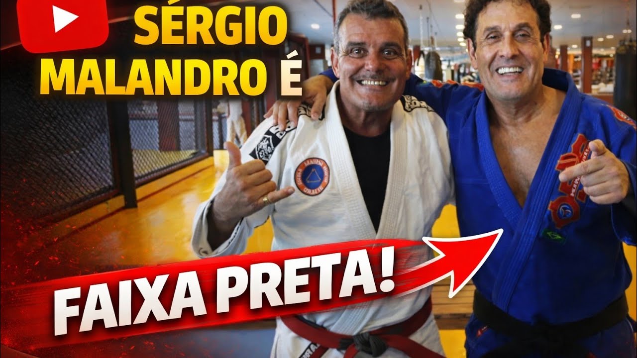 Sergio Malandro é faixa preta