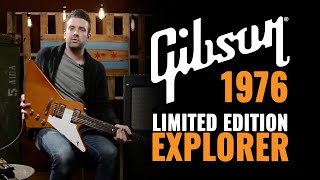 Video thumbnail for 1976 Gibson Limited Edition Explorer Natural | CME Vintage Demo | Joel Bauman by Chicago Music Exchange