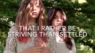 Shattered and Hollow- First Aid Kit (lyrics)