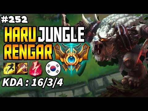 SSG Haru Rengar Jungle - KOREA CHALLENGER SEASON 8