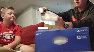 Reaction to Unboxing of New Sony PS5 Playstation 5