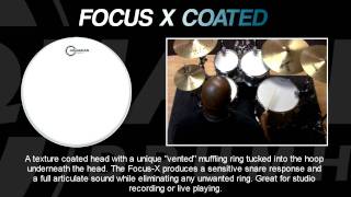 Video thumbnail for Focus-X Coated Drumheads by AquarianDrumheads
