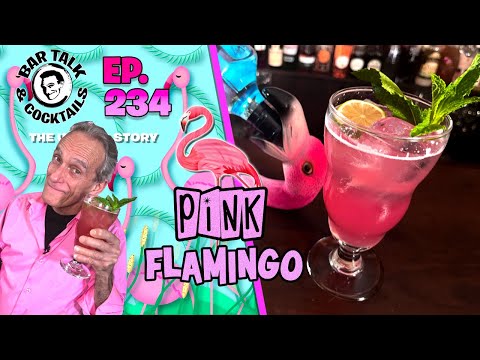 How to make the PINK FLAMINGO Cocktail. Summer comes early | Bar Talk & Cocktails