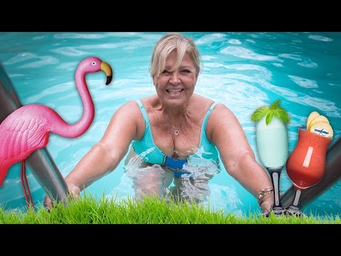 Garden party chez Michèle Richard