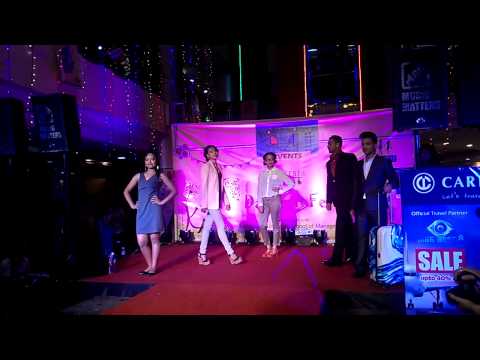 TM Sadiksha walks the ramp