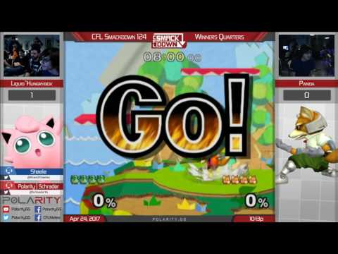 CFL Smackdown 124 Melee - Liquid`Hungrybox (Puff) vs Panda (Fox) - Winners Quarters