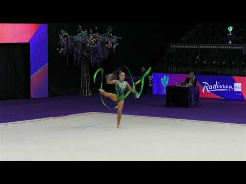 UZB USOVA Natalya Ribbon Seniors FIG RG WCCup Cluj Napoca 2025 #RhythmicGymnastics