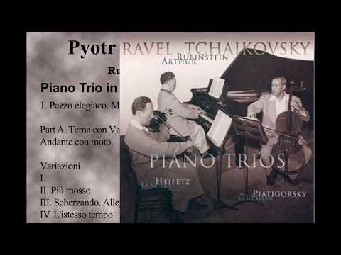 Tchaikovsky Piano Trio (Rubinstein, Heifetz, Piatigorsky 1950)