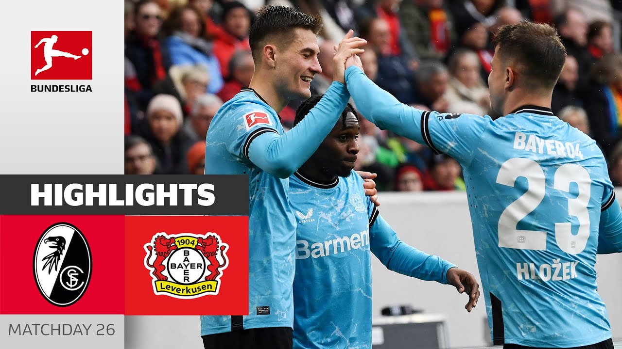 SC Freiburg vs Bayer 04 Leverkusen highlights