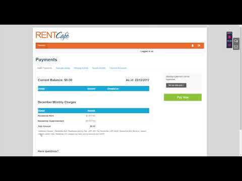 Rent Cafe Autopay Tutorial